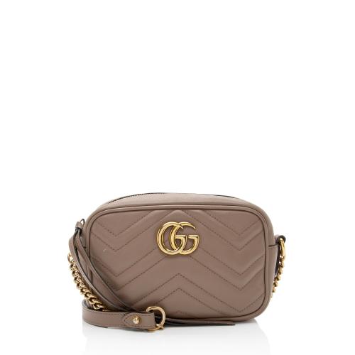 Gucci Matelasse Leather GG Marmont Mini Bag