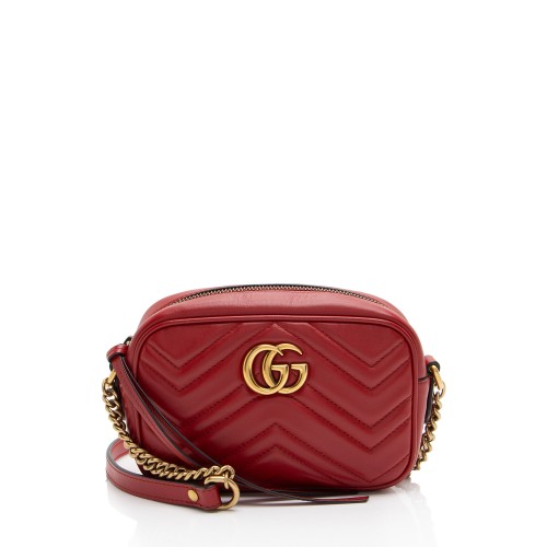 Gucci Matelasse Leather GG Marmont Mini Bag