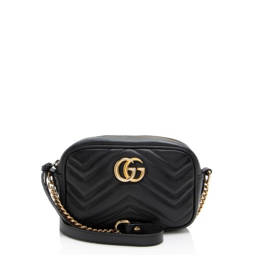 Gucci Matelasse Leather GG Marmont Mini Bag