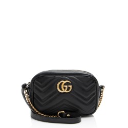 Gucci Matelasse Leather GG Marmont Mini Bag