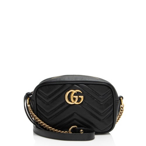 Gucci Matelasse Leather GG Marmont Mini Bag