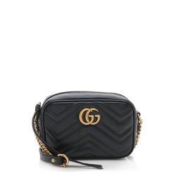 Gucci Matelasse Leather GG Marmont Mini Bag