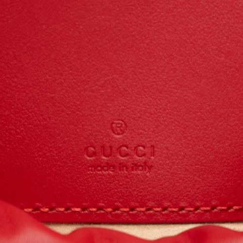 Gucci Matelasse Leather GG Marmont Mini Bucket Bag