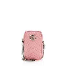 Gucci Matelasse Leather GG Marmont Mini Crossbody