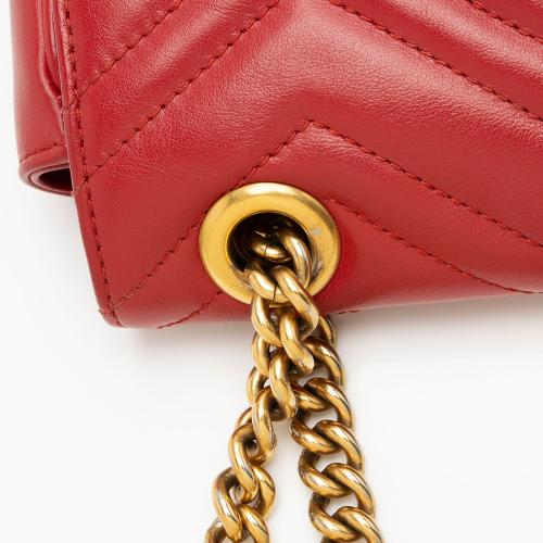 Gucci Matelasse Leather GG Marmont Mini Flap Bag