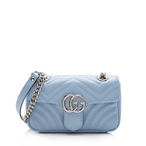 Gucci Matelasse Leather GG Marmont Mini Flap Bag