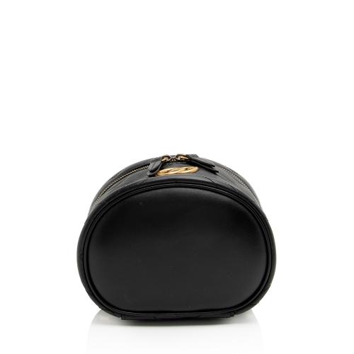 Gucci Matelasse Leather GG Marmont Round Mini Backpack