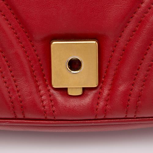 Gucci Matelasse Leather GG Marmont Small Flap Bag