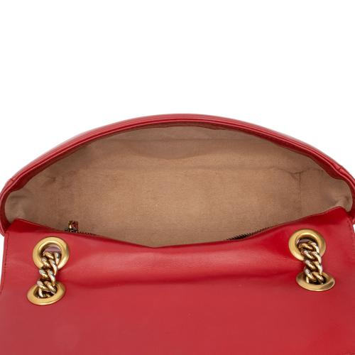 Gucci Matelasse Leather GG Marmont Small Flap Bag