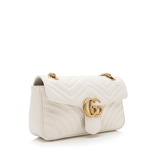 Gucci Matelasse Leather GG Marmont Small Flap Bag