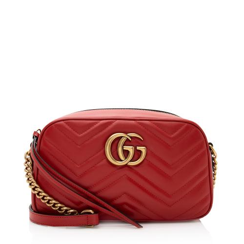 Gucci Matelasse Leather GG Marmont Small Shoulder Bag