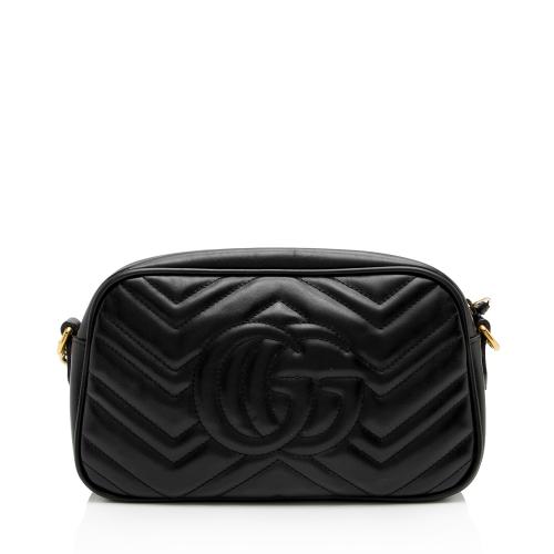 Gucci Matelasse Leather GG Marmont Small Shoulder Bag