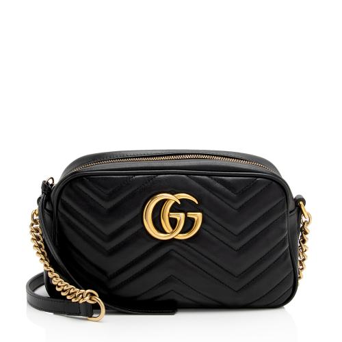 Gucci Matelasse Leather GG Marmont Small Shoulder Bag