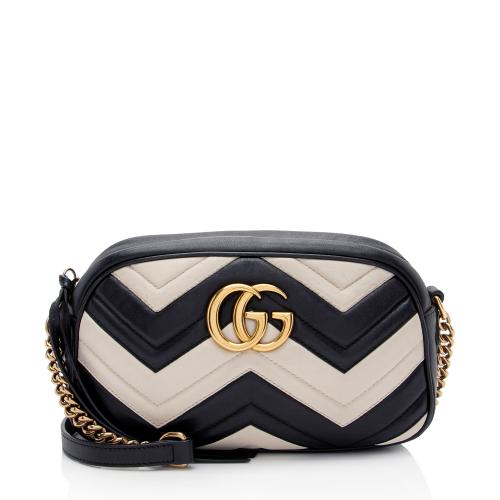 Gucci Matelasse Leather GG Marmont Small Shoulder Bag