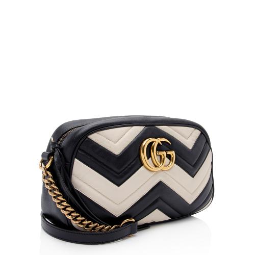 Gucci Matelasse Leather GG Marmont Small Shoulder Bag