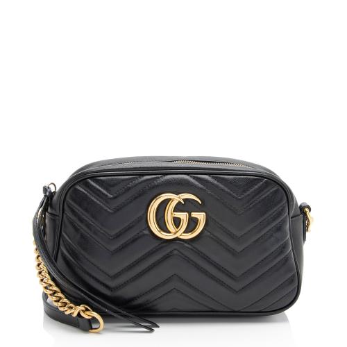 Gucci Matelasse Leather GG Marmont Small Shoulder Bag