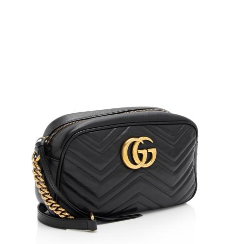 Gucci Matelasse Leather GG Marmont Small Shoulder Bag