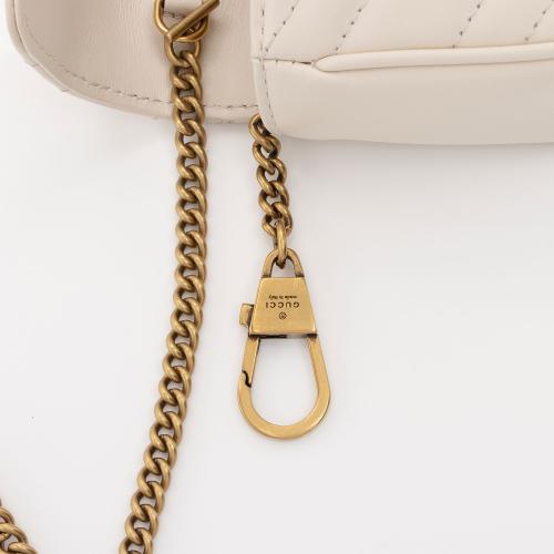 Gucci Matelasse Leather GG Marmont Super Mini Flap Bag