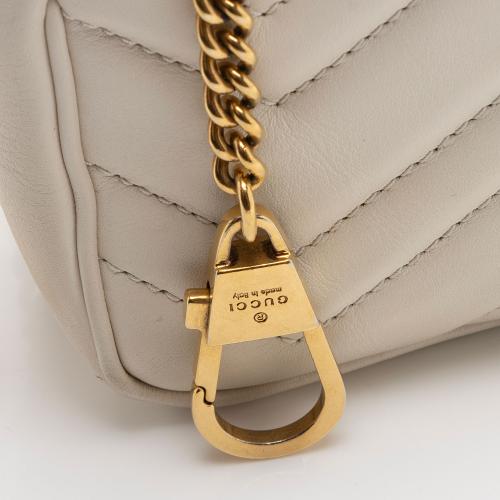 Gucci Matelasse Leather GG Marmont Super Mini Flap Bag