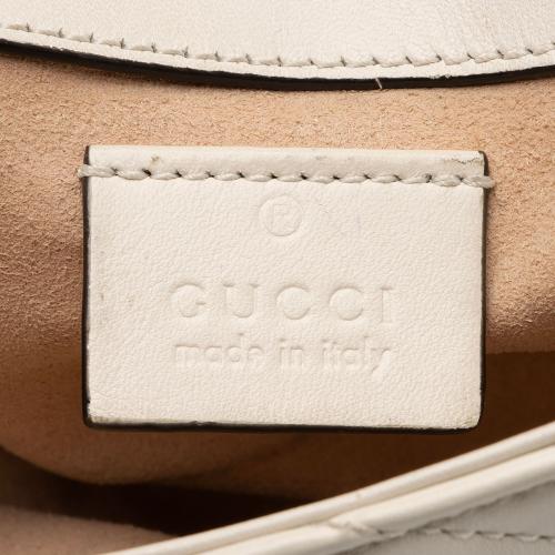 Gucci Matelasse Leather GG Marmont Super Mini Flap Bag