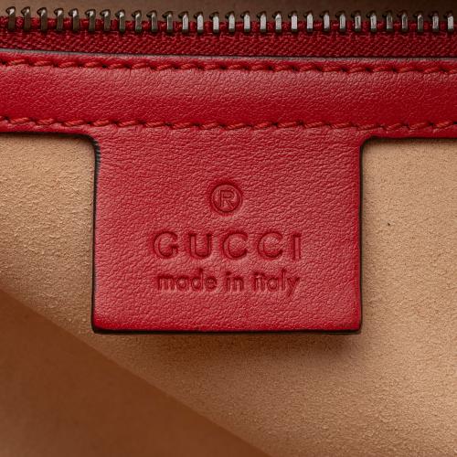 Gucci Matelasse Leather GG Marmont Zip Around Top Handle