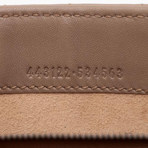 Gucci Matelasse Leather Pearl GG Marmont Flap Mini Wallet Bag