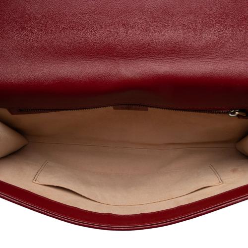 Gucci Matelasse Leather Torchon GG Marmont Clutch