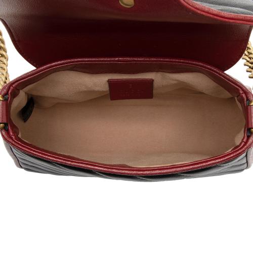 Gucci Matelasse Leather Torchon GG Marmont Mini Top Handle