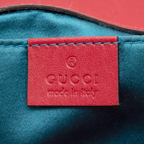 Gucci Matelasse Velvet GG Marmont Mini Flap Bag