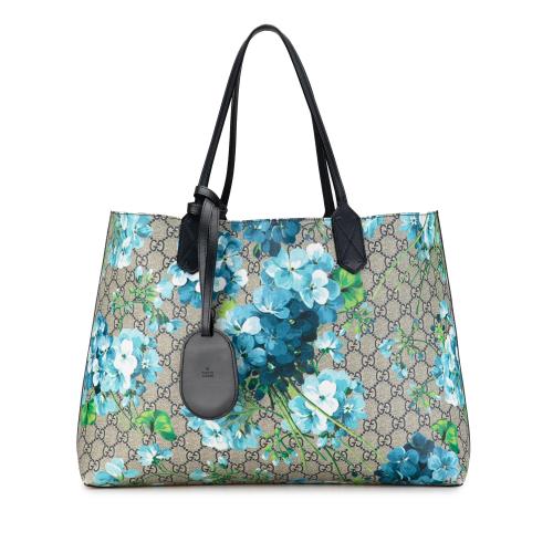 Gucci Medium GG Supreme Blooms Reversible Tote