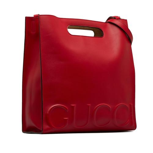 Gucci Medium Logo-Embossed XL Tote Bag