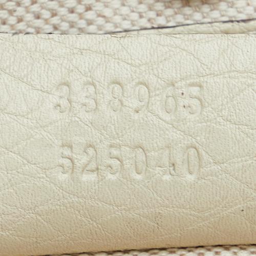 Gucci Medium Raffia Bamboo Shopper Tote