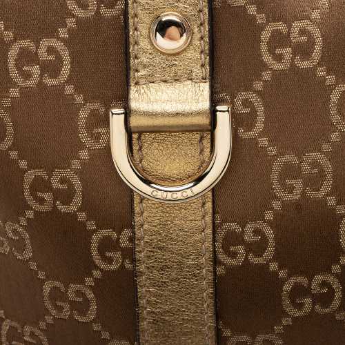 Gucci Metallic GG Canvas Abbey Medium Tote