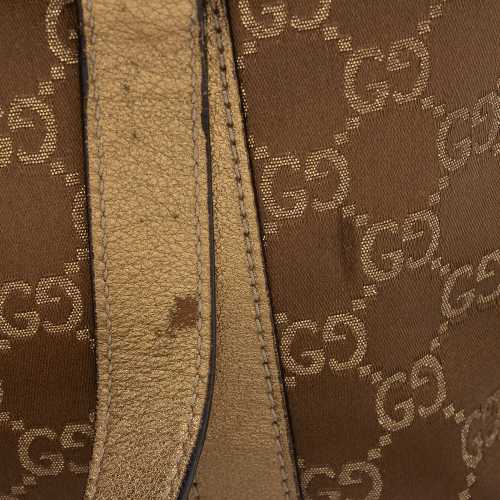 Gucci Metallic GG Canvas Abbey Medium Tote