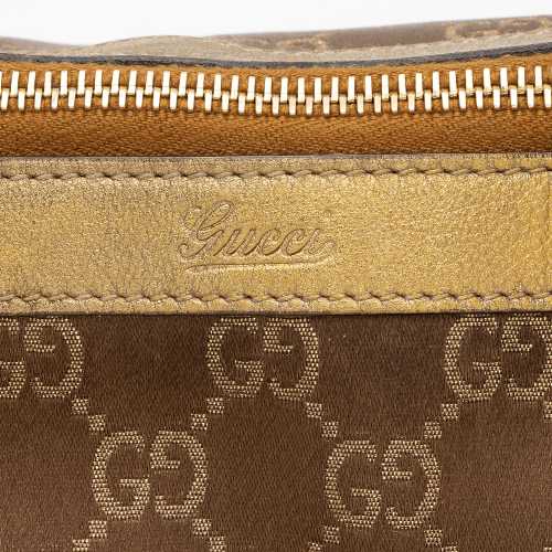 Gucci Metallic GG Canvas Abbey Medium Tote