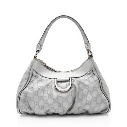 Gucci Metallic Guccissima Leather D Ring Small Hobo