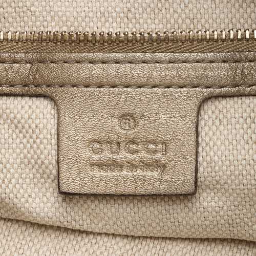 Gucci Metallic Leather Soho Medium Shoulder Bag