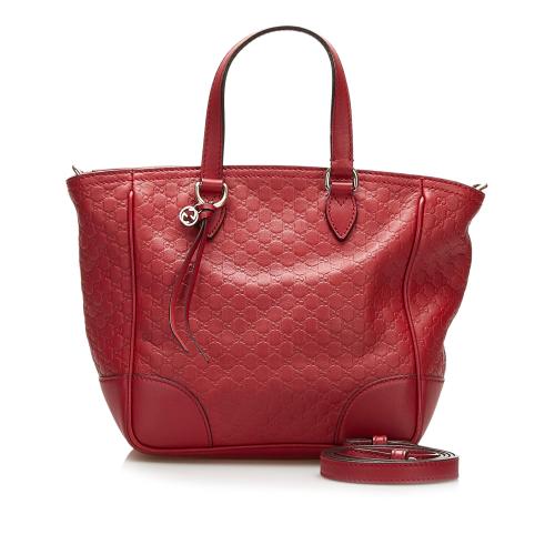 Gucci Microguccissima Bree Leather Satchel