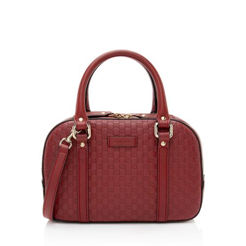 Gucci Microguccissima Leather Bree Mini Satchel