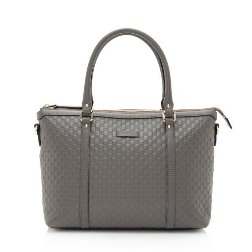 Gucci Microguccissima Leather Joy Small Zip Tote