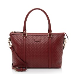 Gucci Microguccissima Leather Joy Small Zip Tote