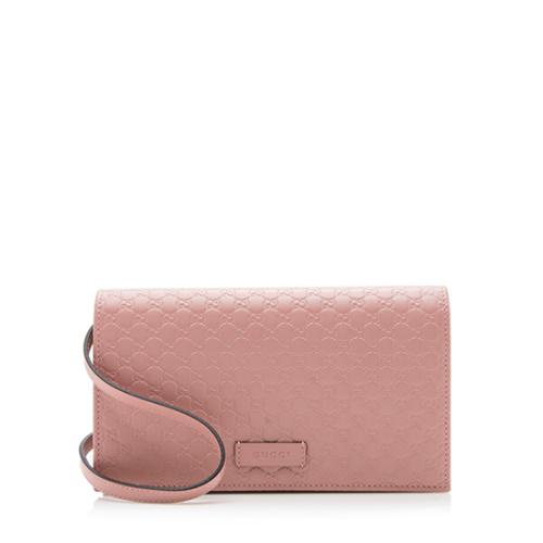 Gucci Microguccissima Leather Wallet Crossbody