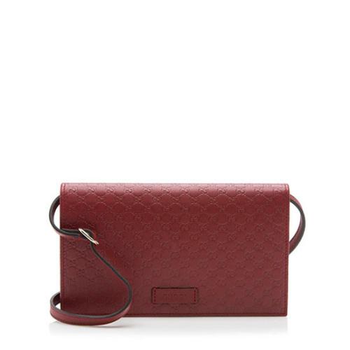 Gucci Microguccissima Leather Wallet Crossbody