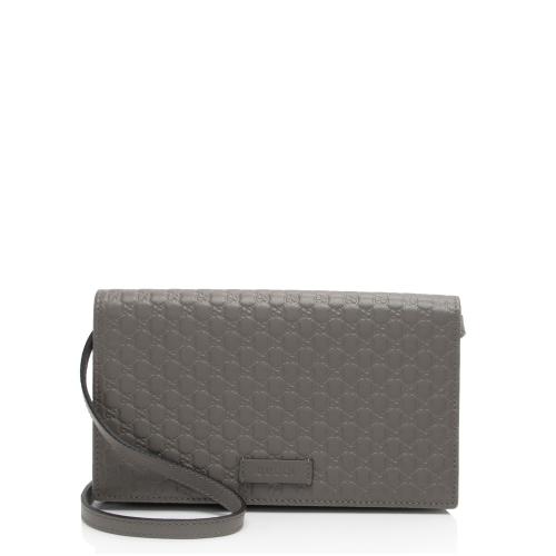 Gucci Microguccissima Leather Wallet Crossbody