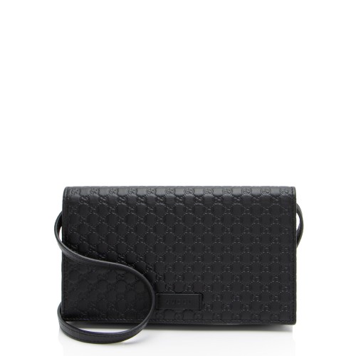 Gucci Microguccissima Leather Wallet Crossbody