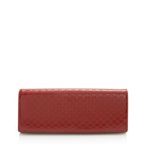 Gucci Microguccissima Patent Leather Broadway Clutch