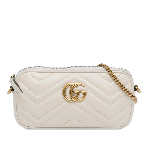 Gucci Mini GG Marmont Matelasse Camera Crossbody Bag