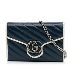 Gucci Mini GG Marmont Wallet on Chain