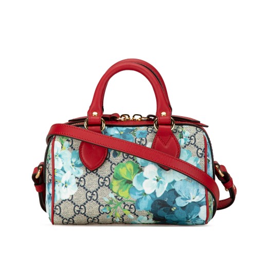 Gucci Mini GG Supreme Blooms Boston