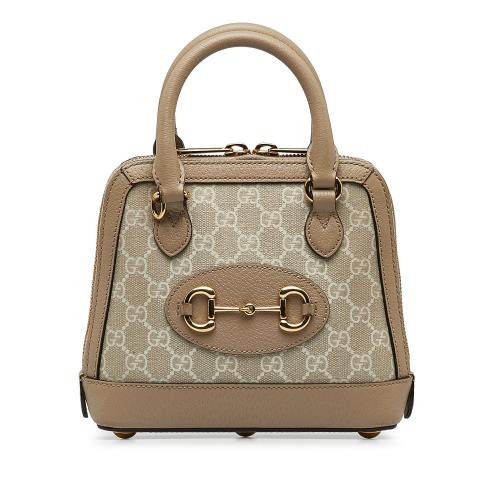 Gucci Mini GG Supreme Horsebit 1955 Satchel